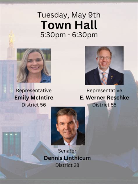 May 9th Joint Town Hall (Updated)