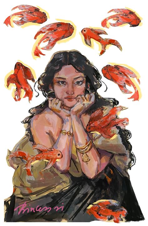 Girl in the fish tank – Princess ri