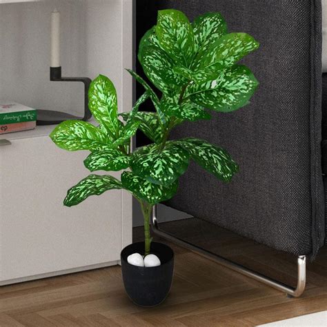 Buy Faux Everlasting Rubber Fig Plant With Pot - 58 cms Online in India ...