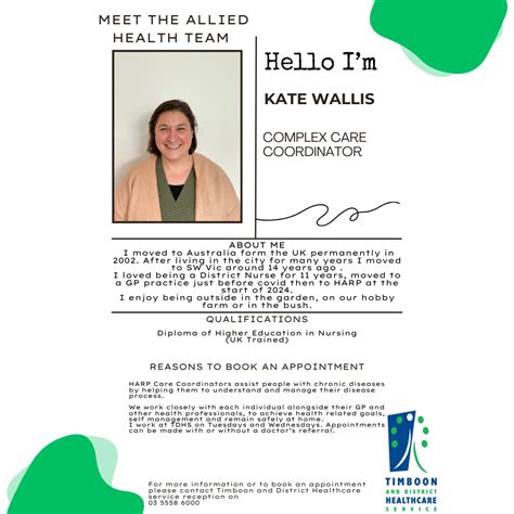 A spotlight on our services at TDHS - Timboon and District Healthcare ...