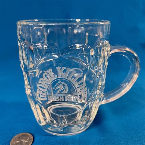 GEORGE KILLIAN’S IRISH RED BEER STEIN CLEAR GLASS | EstateSales.org