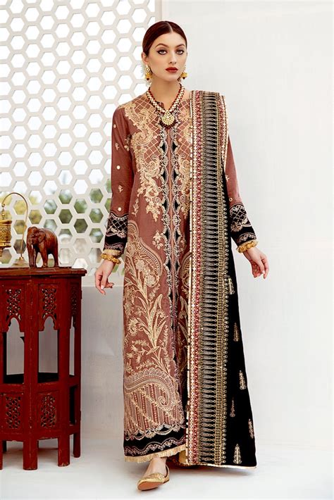 Qalamkar Luxury Velvet Collection – V-08 – YourLibaas