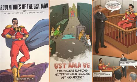 "Adventures Of The GST Man" India's First Comic Book On GST - Review