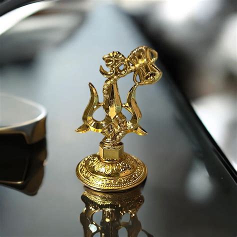 Lord Shiva Trishul With Damru For Dashboard – Modheads.in
