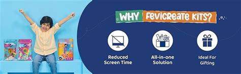 Buy Fevicreate Artastic Maths Craft Kit | Project Book with 12 ...