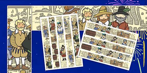 The Gunpowder Plot Display Borders (teacher made) - Twinkl