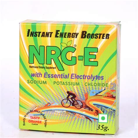 NRG-E Orange Flavour 35gm Enegy Drink Yashtraa Healthcare