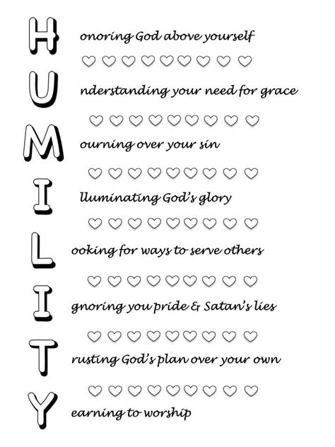 Lesson On Humility Sunday School 的图像结果