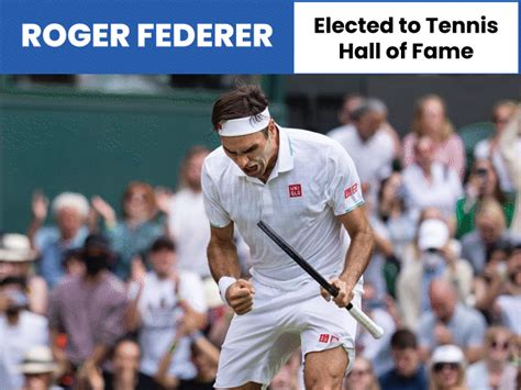 Roger Federer elected into International Tennis Hall of Fame: Receives ...