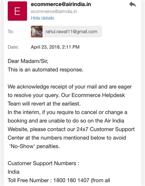 [Resolved] Air India — ai 429