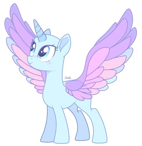 How To Draw Mlp Alicorn Base