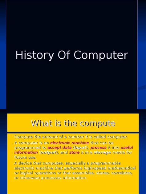 Introduction History of Computer 的图像结果