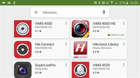 Image result for Hikvision Android-App