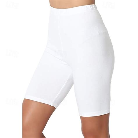 Women's Shorts Leggings Cozy Leggings Streetwear Casual Knee Length ...