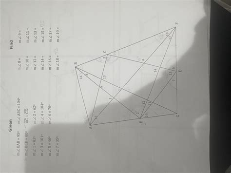 Quadrilaterals and angle sums practice - Please help with the whole ...