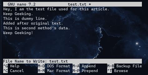 Image result for File Editing Nano Linux