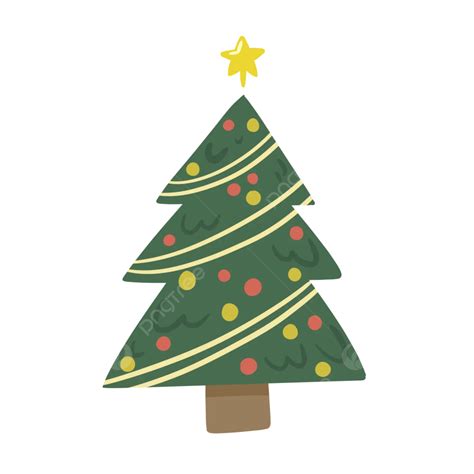 Christmas Tree Drawing Cute Illustration Ornament Star, Christmas, Tree ...