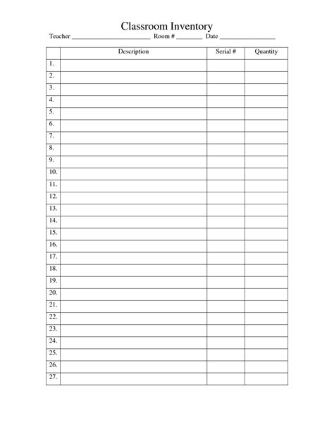 Printable To Do Checklist Template