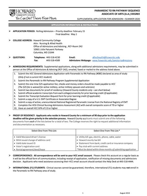 Fillable Online PARAMEDIC TO RN PATHWAY SEQUENCE Fax Email Print ...