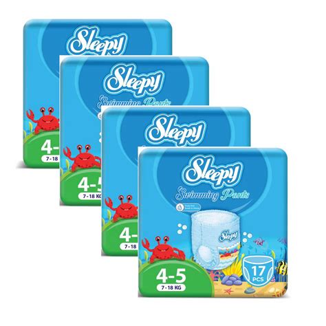 Buy Sleepy Swimming Pant Diapers, Dummy 1, Suitable For 7-18 Kg, Does ...