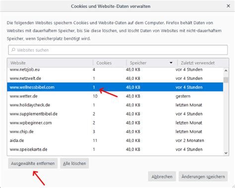 Image result for Cookies in Firefox Loschen
