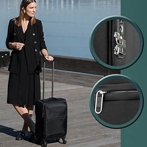 Samsonite Vestor 55 Cm Cabin Polyester Soft-Sided 4 Spinner Trolley Bag ...