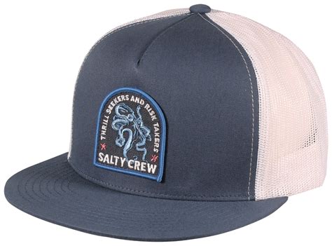 Salty Crew Tropics Retro Trucker Hat - Navy / White