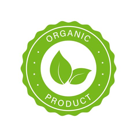 Organic Product Leaf Icon. Natural Bio Healthy Eco Food Logo. Bio Organic Product Green Sign ...