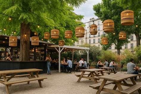 Le Café A: the hidden terrace restaurant near the Canal Saint-Martin ...