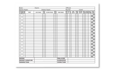 Image result for Wrestling ScoreBook