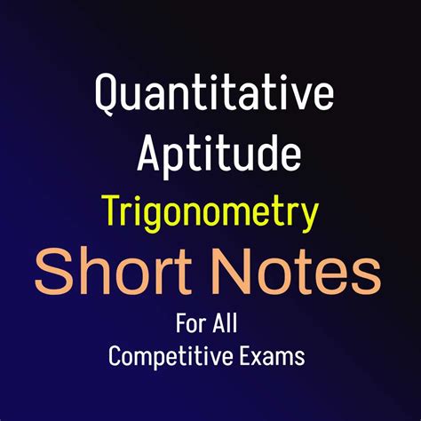 Trigonometry – Complete Revision Notes