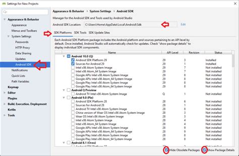 Install Android SDK Tools 的图像结果