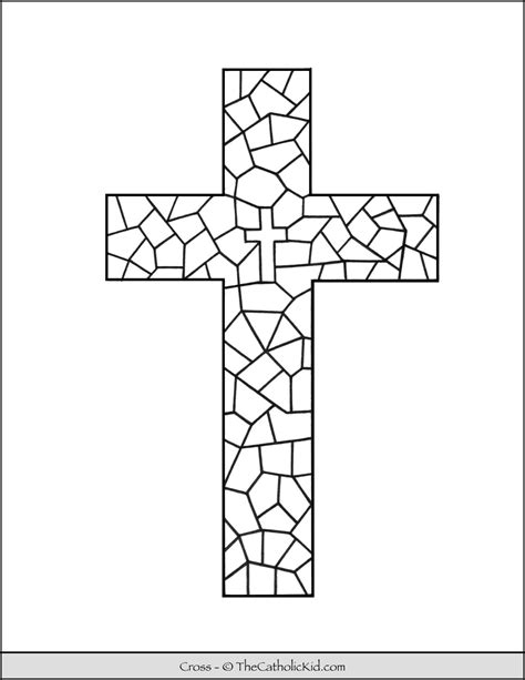 Crosses Coloring Pages