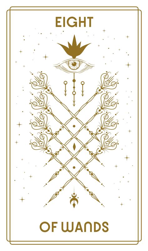 Eight of Wands Tarot Card Meaning and Keywords