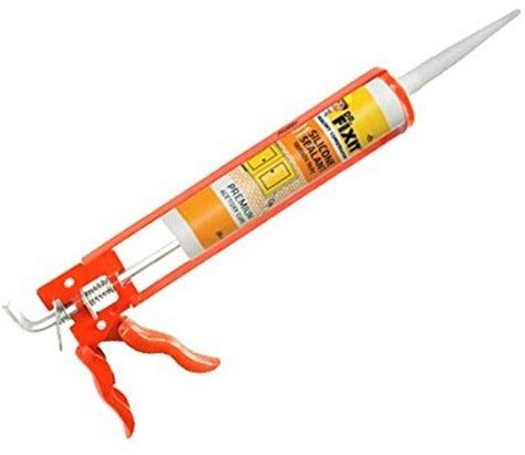 Dr. Fixit Silicone Sealant (Clear) + Applicator Gun Crack Filler Price ...