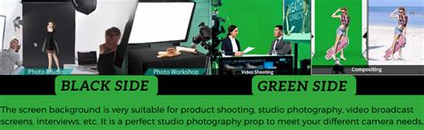 Boltove® Thick Exact Non-Transparent 2-in-1 Photography Backdrop ...