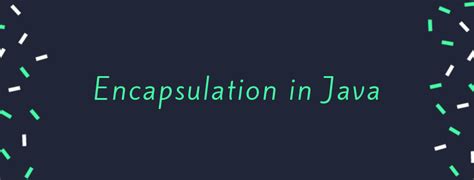 Encapsulation Java Simple Example 的图像结果