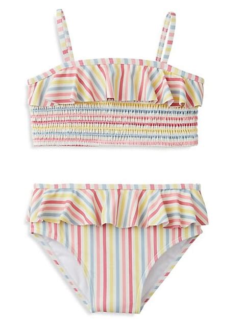 Little Girl's Ruffle 2-Piece Swimsuit