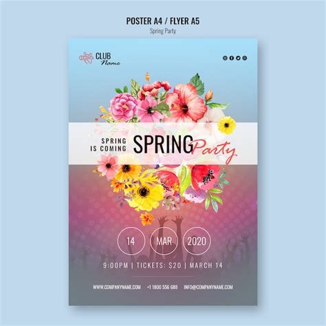 Spring flyer Images - Free Download on Freepik