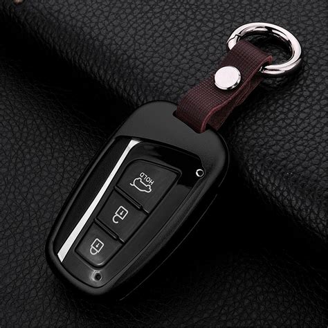 MissBlue] Car Key Fob Cover for Hyundai Grand Santa Fe ix45 Genesis ...