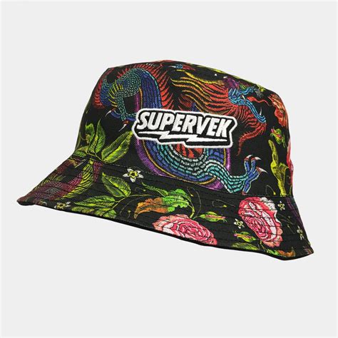 Oriental Dragon Reversible Bucket Hat by Supervek | Streetwear | Men ...