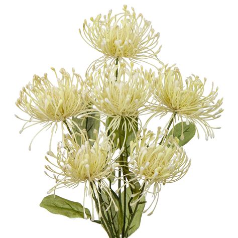Amazon.com: Hollyone 33" White Artificial Mums Flowers Fall ...