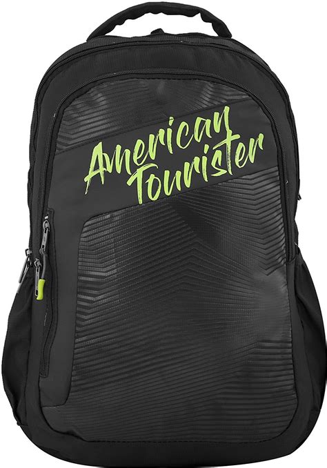 Buy American Tourister Polyester Backpack (AMT JAZZ+ SCH 01 -BLACK 2018 ...