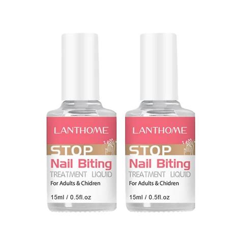 Lanthome Nail Biting Treatment Liquid to stop nail biting- 2 pack ...
