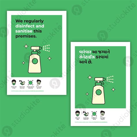 Buy Covid-19 Workplace Safety Posters & Siganges | Studio Kite