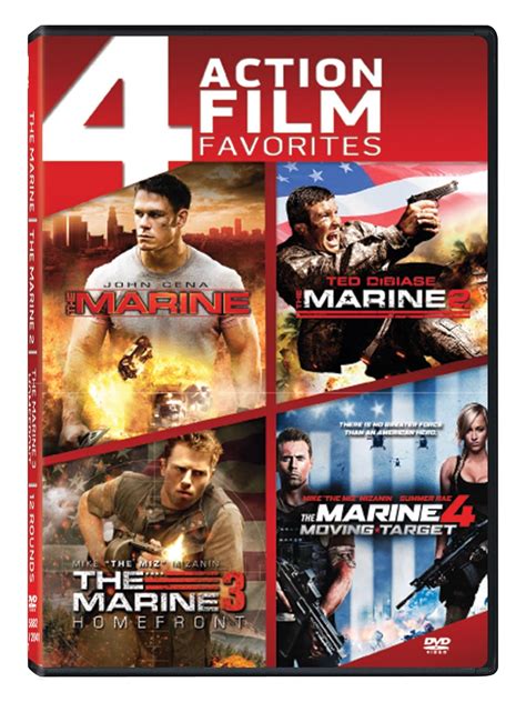 4 Action Movies Collection: The Marine + The Marine 2 + The Marine 3 ...