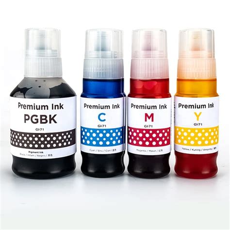 Haline GI-71 Premium Refill Ink Bottle - Smudge-Resistant, Compatible ...