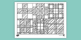 Tartan Patchwork Mindfulness Colouring Pages