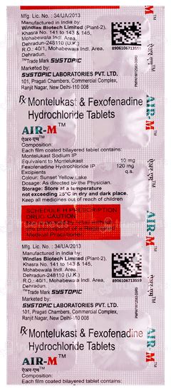 Air M Tablet 10: Uses, Side Effects, Price & Substitutes