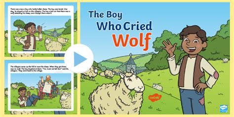 The Boy Who Cried Wolf PowerPoint - Aesop's Fables Resources
